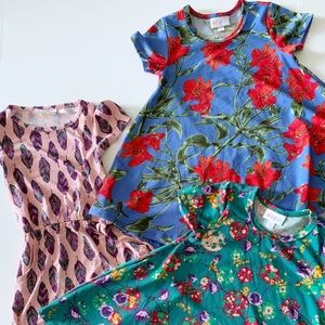 Lularoe kids lot. 3 dresses. Size 2. Scarlett Mae